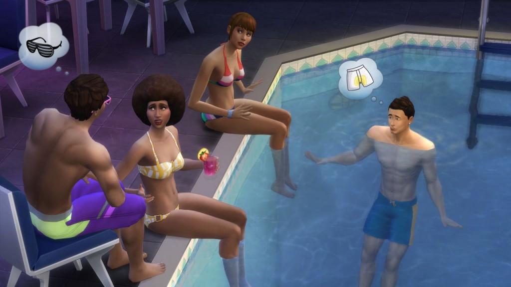 Piscinas en Los Sims 4